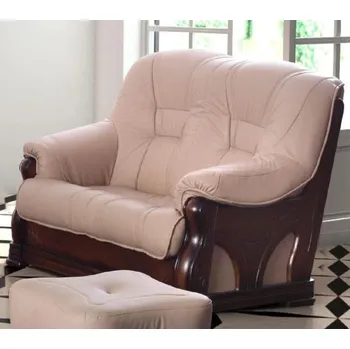 Pohovka Pohovka Italiano 2, dubový masiv / kůže, 140 cm