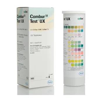 Diagnostický test Diagnostické proužky Combur 10Test UX (100 ks) pro analýzer Urisys 1100 (Analyzátor močových proužků)