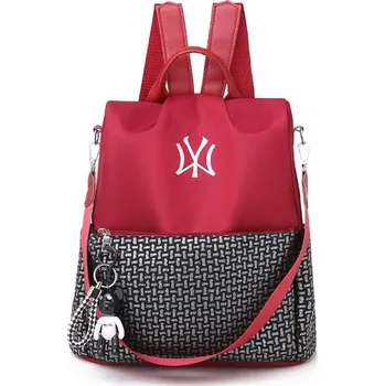 NY Crossbody batůžek s popruhem Červený, Model Bez přívěšku Lifestyle 190325031643B