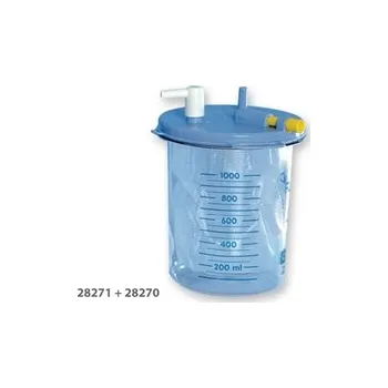 Odsávačka hlenu Jednorázové sáčky s uzávěrem pro 1L nádobu pro chirurgické odsávačky VEGA a TOBI (Chirurgické odsávačky)