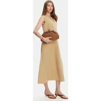 Dámské šaty Weekend Max Mara Každodenní šaty Egoista 2515221072 Béžová Regular Fit 38