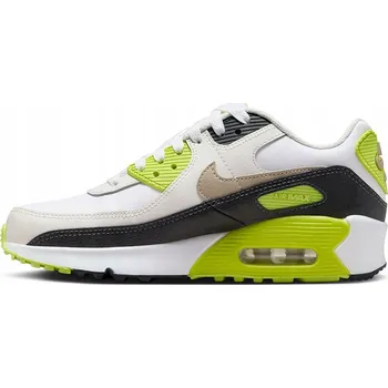 Dámská obuv Sportovní boty NIKE AIR MAX 90 Bílé Limetka Jarní (HF6358-103) 38 EU