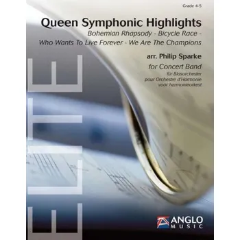 Queen Symphonic Highlights (noty pro koncertní orchestr, party, partitura)