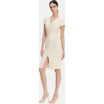 Dámské šaty Rinascimento Koktejlové šaty CFC0123774003 Béžová Regular Fit XL