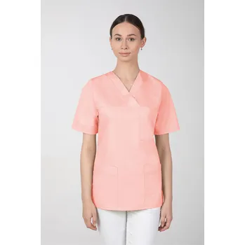 Dámská halenka Dámská barevná zdravotnická halenka M-074, meruňková (Zdravotnické oblečení)