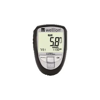 Glukometr Glukometr Wellion LUNA Duo s funkcí měření cholesterolu, černá barva (Glukomery)