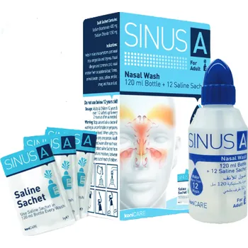 Nosní sprej Solný sprej pro dospělé, 120 ml + 12 solných roztoků (Inhalátory )