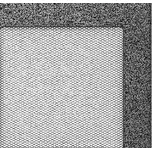 KRATKI 220 x 220 černostříbrná krbová mřížka