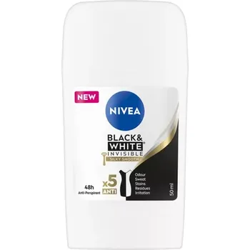 NIVEA DEOSTICK BLACK a WHITE INVISIBLE 50ML