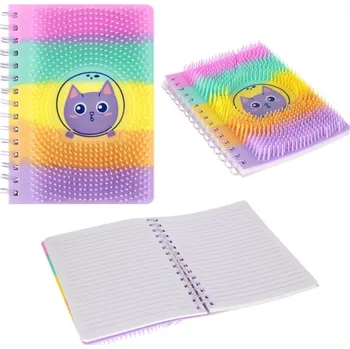 Zápisník A5, 80l Cat boční spirála, linkovaný