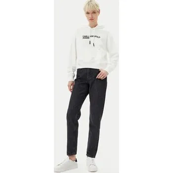 Dámská móda Karl Lagerfeld Jeans Jeansy A2W10138 Černá Mom Fit 25_32