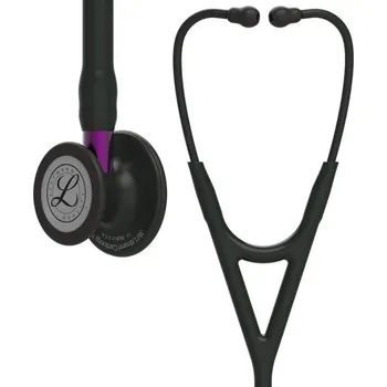 Stetoskop 3M Littmann Cardiology IV : Black, Black Finish - Violet Stem (Fonendoskopy Littmann)