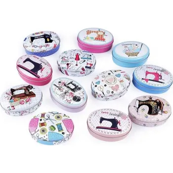 Organizér galanterie Šitíčko v plechové krabičce Leona STZ F840294