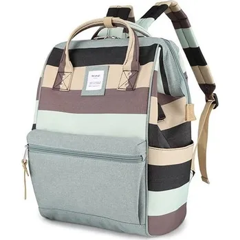 Městský batoh Himawari batoh USB port Preston Tyrkysový Himawari FAABCDss03