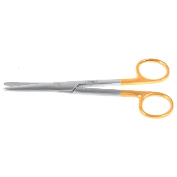 Nůžky, rovné - tupé, Mayo Stille - 17 cm - Gold Line (Chirurgické nástroje)