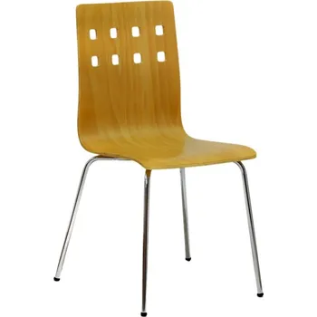 Jídelní židle NELA buk/chrom