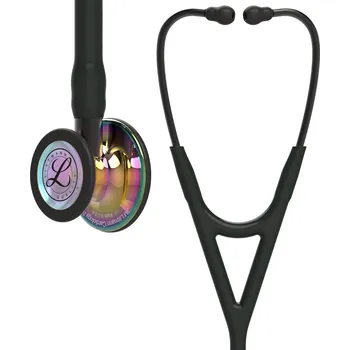 Stetoskop 3M Littmann Cardiology IV : Black, Rainbow Finish - Smoke Steam (Fonendoskopy Littmann)