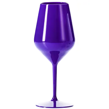 Sklenice Venetto Nerozbitná sklenice na víno fialová 460ml