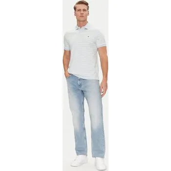 Pánská móda Tommy Hilfiger Polokošile MW0MW39994 Světle modrá Regular Fit XXL