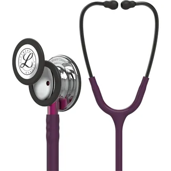 Stetoskop 3M Littmann Classic III Plum, Mirror Finish - Pink Stem (Fonendoskopy Littmann - Speciální edice)