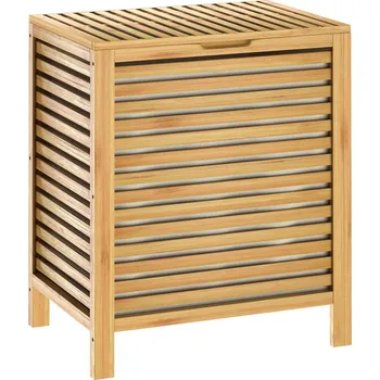 Koš na prádlo Casaria Bambusový koš na prádlo ISLA, 62L, přírodní hnědá