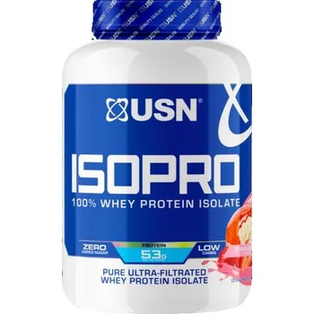 Protein USN IsoPro Whey Protein Isolate 1800g Jahoda + DÁREK + Doprava ZDARMA