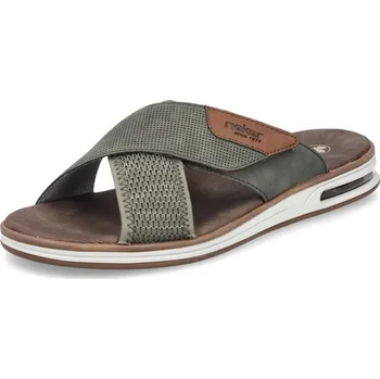 Pánské pantofle Pánské nazouváky Rieker 29083-52 Barva: Zelená, Velikost: 46