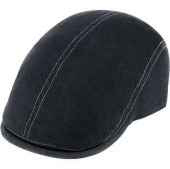 Čepice Fiebig - Headwear since 1903 Pánská šedá letní bekovka s UV faktorem 50 - Fiebig since 1903 - 100 % len Velikost: 55 cm (S)