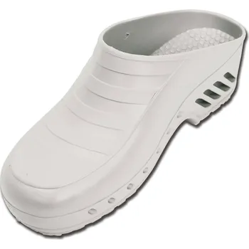 Dámská zdravotní obuv Zdravotnické kroksy - Antistatické, autoklávovatelné při 134 ° C, bílá barva (Zdravotná obuv)