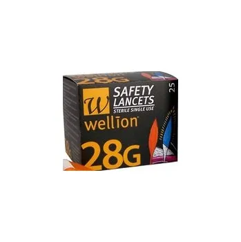 Diagnostický test Bezpečnostní lancety Wellion Safety Lancets 28G - 25ks (Glukomery)