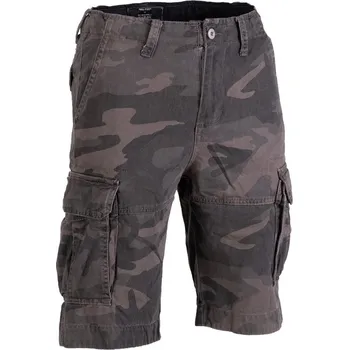 Pánské kraťasy Kraťasy VINTAGE bavlněné předeprané DARK CAMO vel. L (Kraťasy VINTAGE bavlněné předeprané DARK CAMO vel. L)