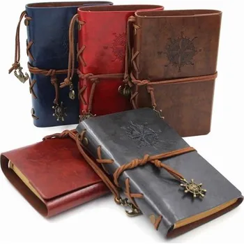 Diář Cestovní Vintage diář Vintage kotva retro styl, Barva Modrá Lifestyle F14237
