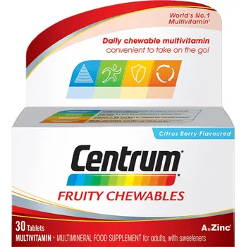 Fitness strava Centrum Fruity Chewables 30 tablet