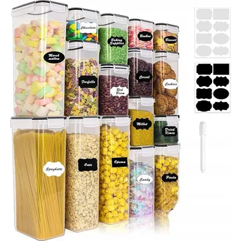 Dóza na potraviny SADA DÓZ NA POTRAVINY PRO SÝPKÉ POTRAVINY - 4 KS