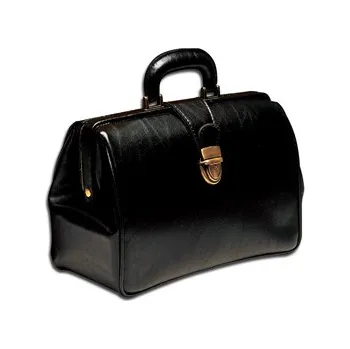 Lékařská taška "TEXAS SKAY", kožená: černá (Taška pro lékaře)