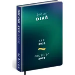 18měsíční školní diář - Zelený 2025/2026