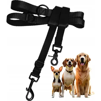 Vodítko pro psa Vodítko pro psa, silný tréninkový popruh s přepínáním, nastavitelné, černé, 5 m