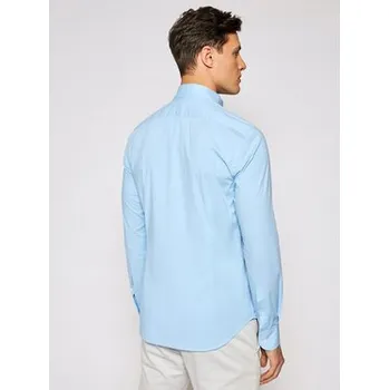 Pánská košile La Martina Košile Poplin CCMC02 PP003 Světle modrá Slim Fit XL