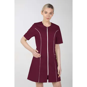 Dámské šaty Dámské zdravotnické šaty M-173C, višňová (Zdravotnické oblečení)