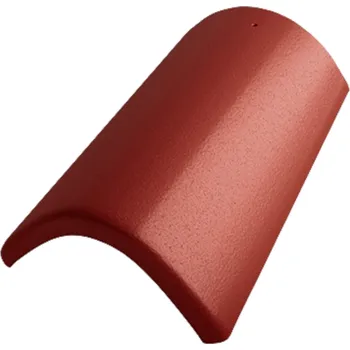 Střešní krytina Hřebenáč Betonpres Exclusiv -višňová