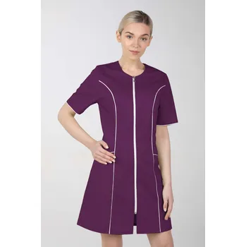 Zdravotnický oděv Dámské zdravotnické šaty M-173C, švestková (Zdravotnické oblečení)