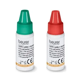 Glukometr Kontrolní roztok pro Beurer GL 44 a GL 50 LEVEL 3 + LEVEL 4 (Glukometr)