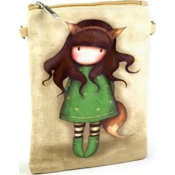 Dětský batoh Dívčí kabelka přes rameno Holka v zelených šatech Lifestyle F720246SS04