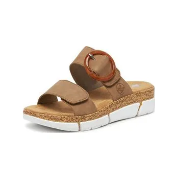 Dámské pantofle Nazouváky Rieker V2392-62 Béžová 36