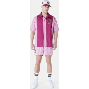 Pánské kraťasy New Era Sportovní kraťasy New York Yankees MLB Woven 60596377 Růžová Regular Fit M