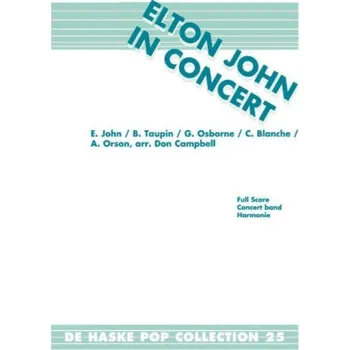 Elton John in Concert (noty pro koncertní orchestr, party, partitura)