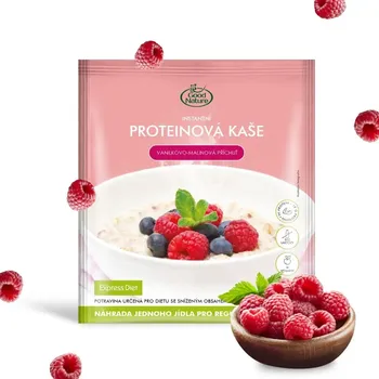 Proteinová kaše s vanilkovo-malinovou příchutí Express Diet, 60 g (Chudnutie a celulitída)