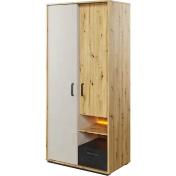 Šatní skříň Skříň 2D1S QUBIC QB03