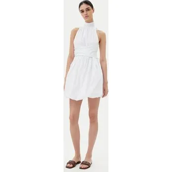 Dámské šaty ViCOLO Koktejlové šaty TD0606 Bílá Regular Fit L