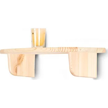 police Dřevěná nástěnná police 45 cm